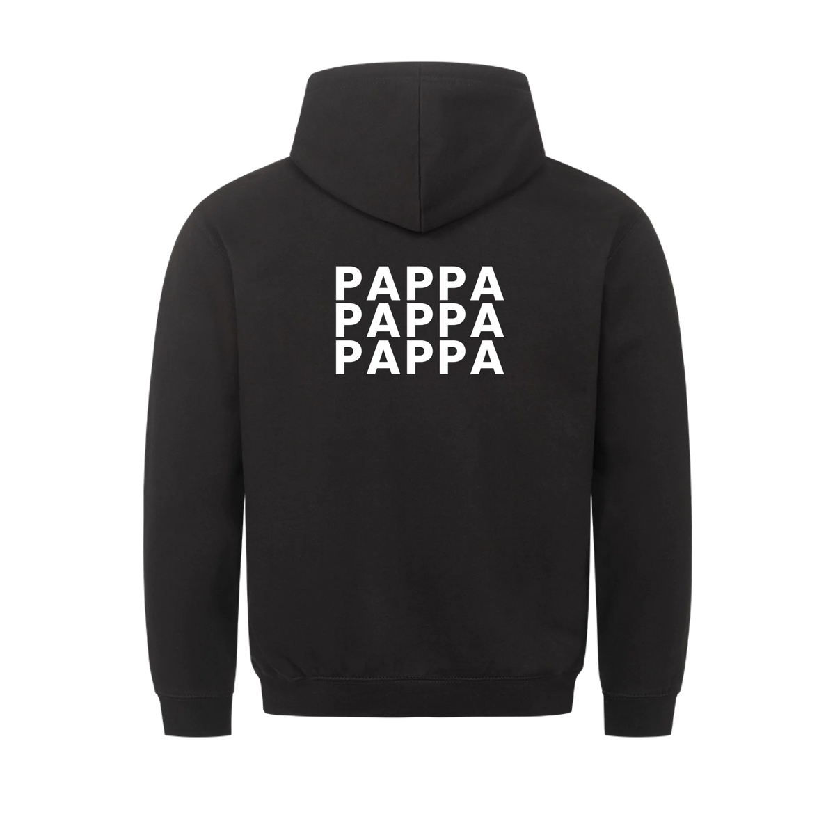 Pappa fotokollage på ryggen med nio foton. Personlig t-shirt till fars dag
