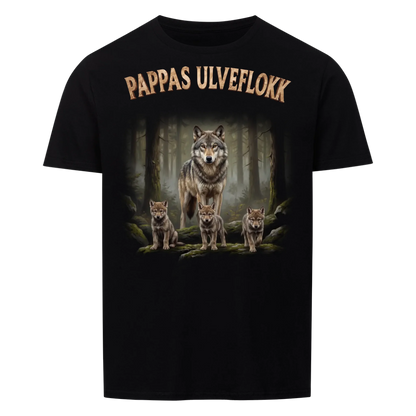 Pappas Ulveflokk - Personlig gave til pappa med barnas navn