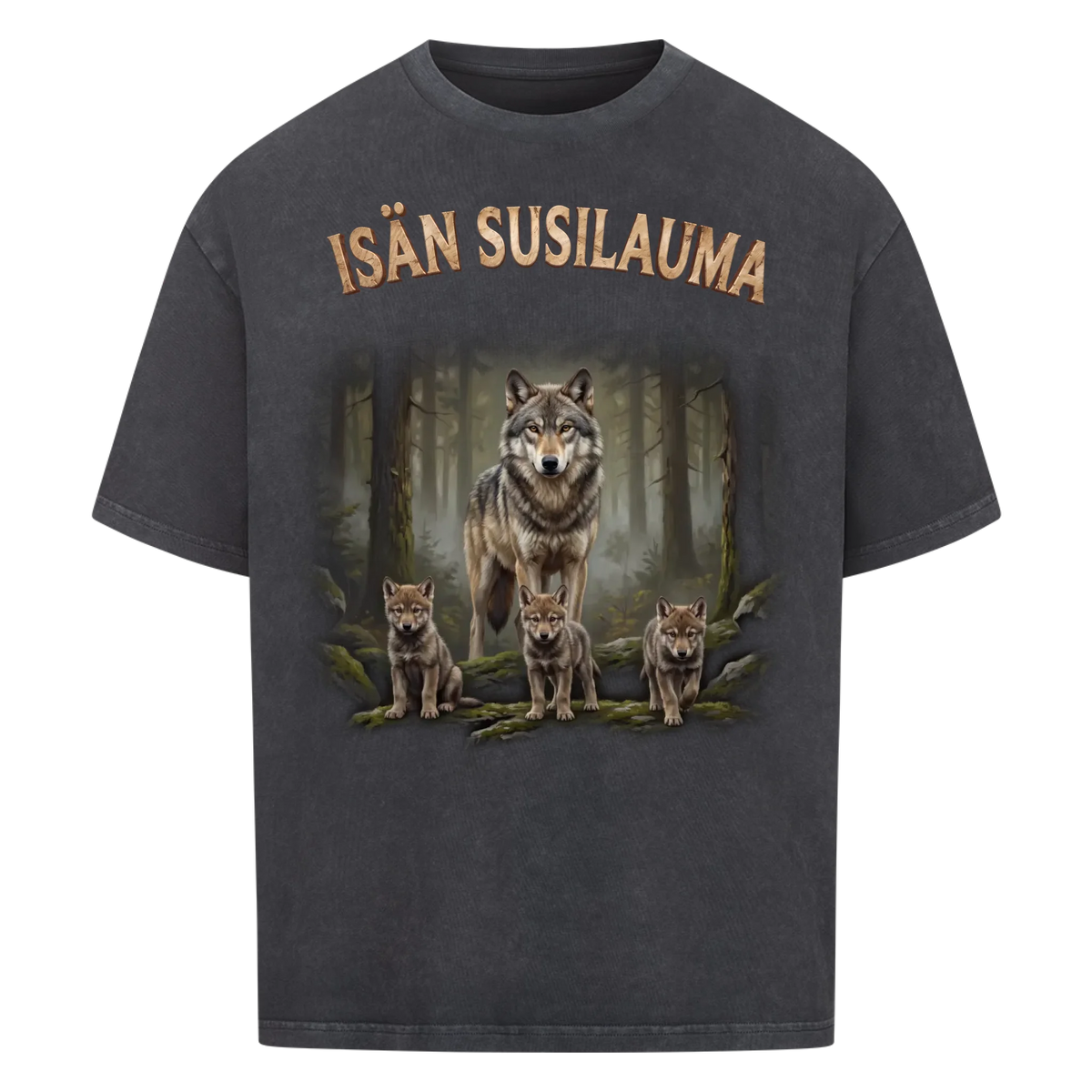 Isän susilauma - Henkilökohtainen lahja isälle lasten nimillä