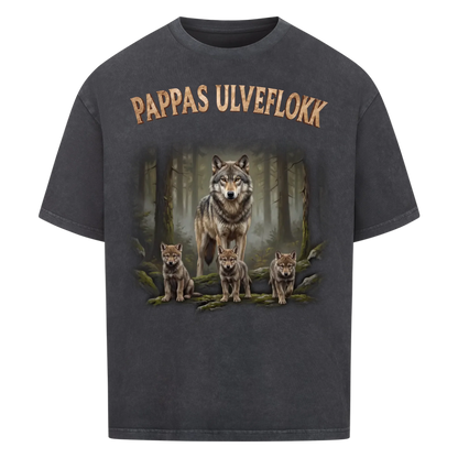 Pappas Ulveflokk - Personlig gave til pappa med barnas navn