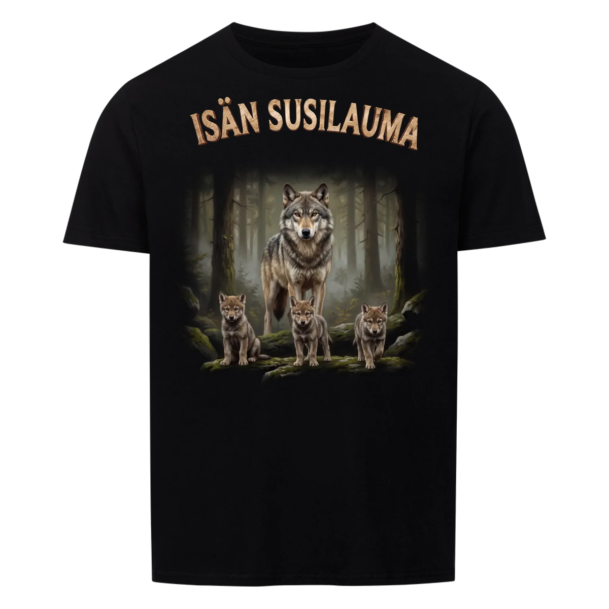 Isän susilauma - Henkilökohtainen lahja isälle lasten nimillä