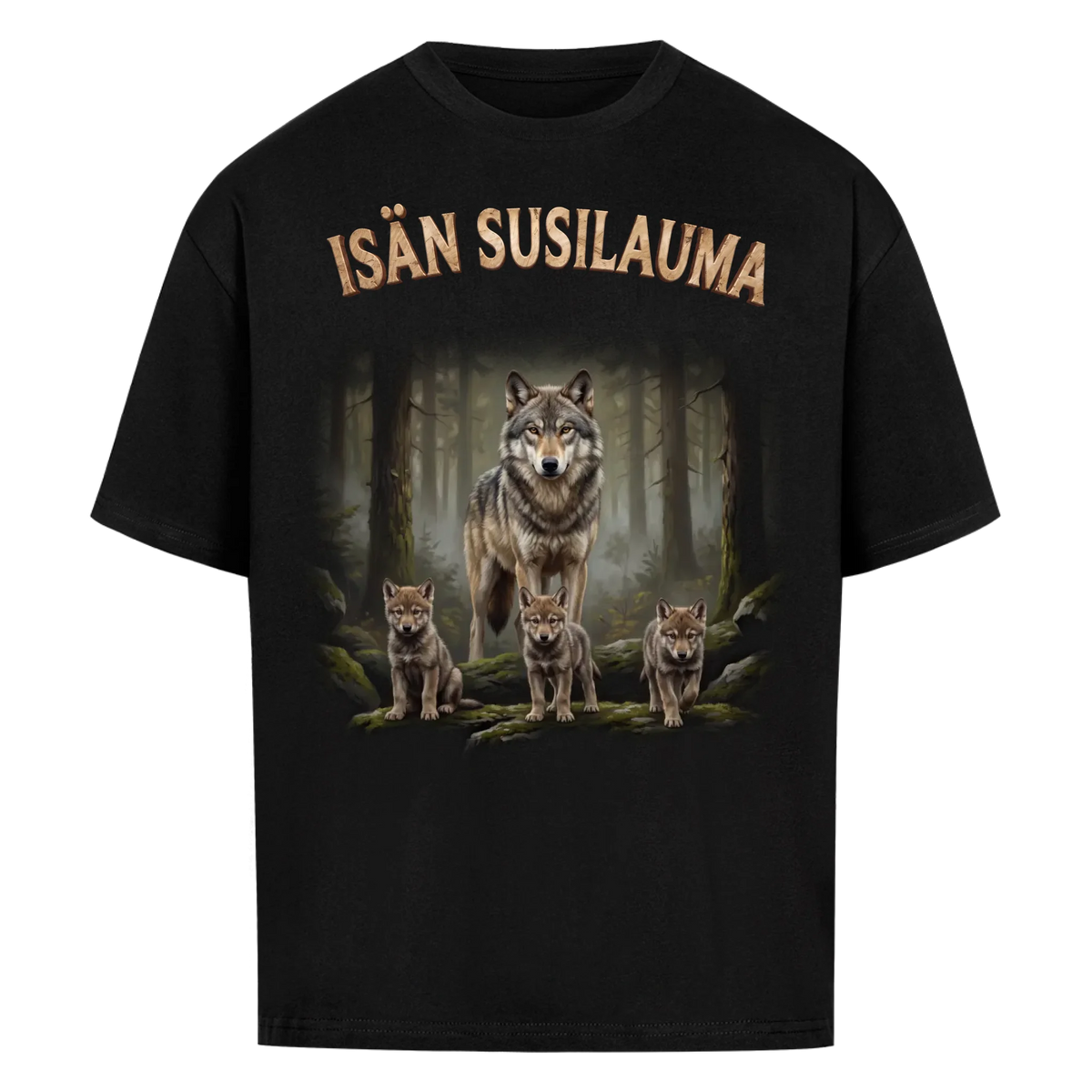 Isän susilauma - Henkilökohtainen lahja isälle lasten nimillä