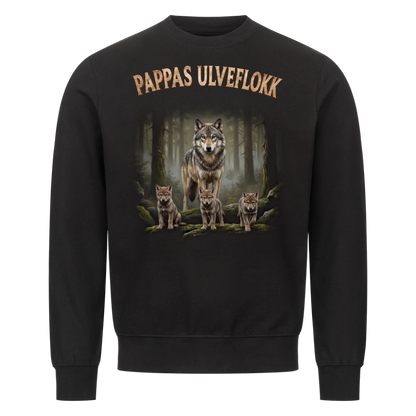 Pappas Ulveflokk - Personlig gave til pappa med barnas navn