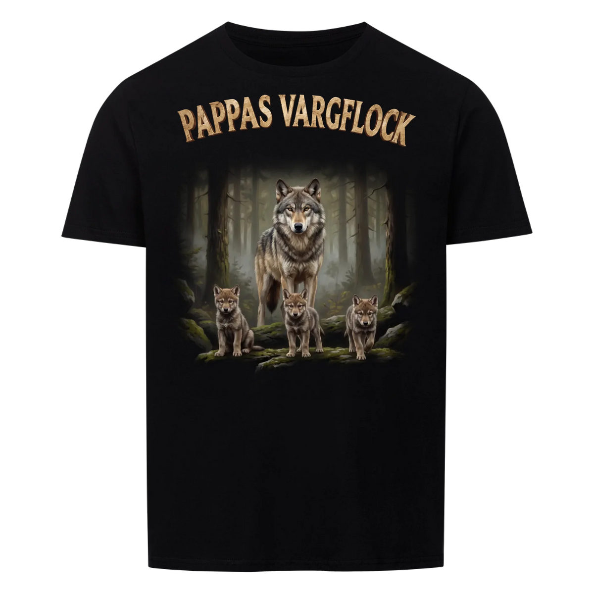 Pappas Vargflock - Personlig present till pappa med barnens namn