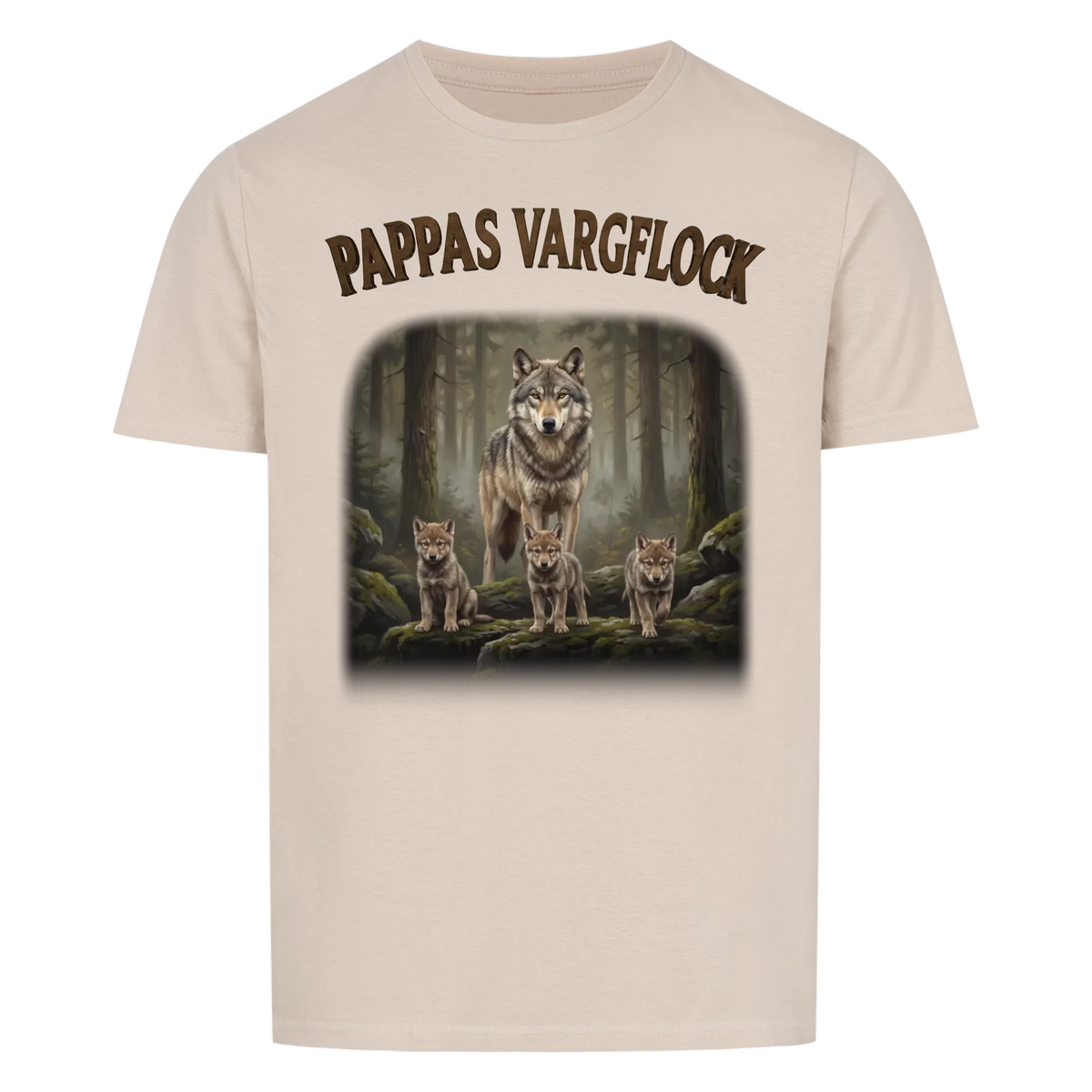 Pappas Vargflock - Personlig present till pappa med barnens namn