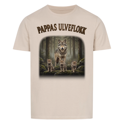 Pappas Ulveflokk - Personlig gave til pappa med barnas navn