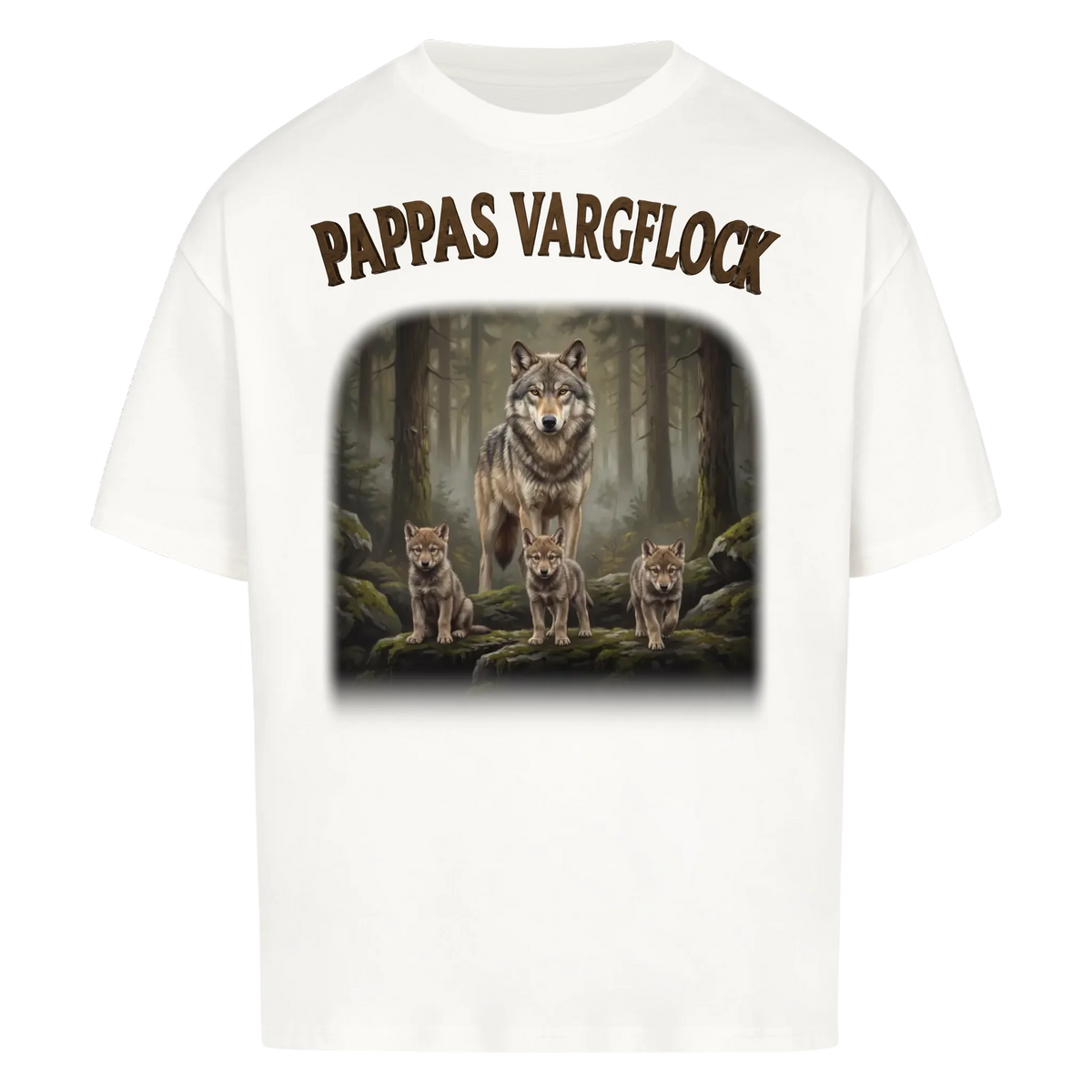 Pappas Vargflock - Personlig present till pappa med barnens namn