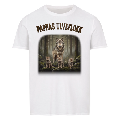 Pappas Ulveflokk - Personlig gave til pappa med barnas navn