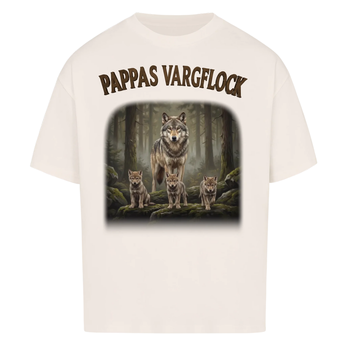 Pappas Vargflock - Personlig present till pappa med barnens namn