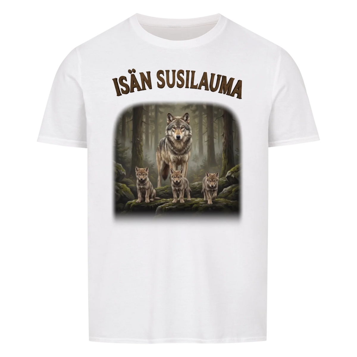 Isän susilauma - Henkilökohtainen lahja isälle lasten nimillä