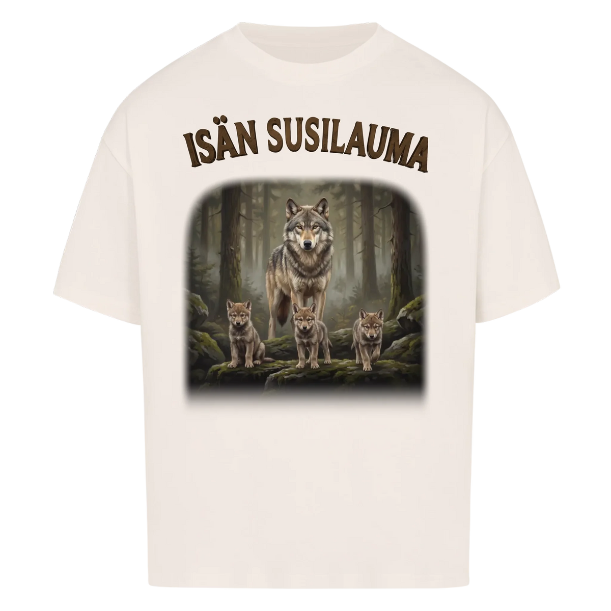 Isän susilauma - Henkilökohtainen lahja isälle lasten nimillä