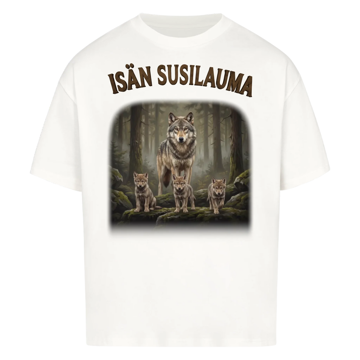 Isän susilauma - Henkilökohtainen lahja isälle lasten nimillä