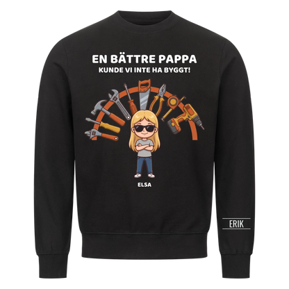 En bättre pappa kunde vi inte ha byggt | Personlig present till pappa med barnens namn