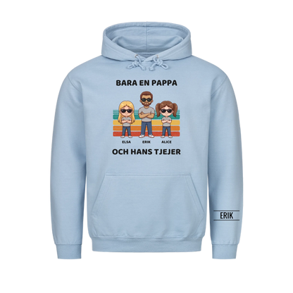Bara en pappa och hans tjejer | Personlig present till pappa med döttrarnas namn