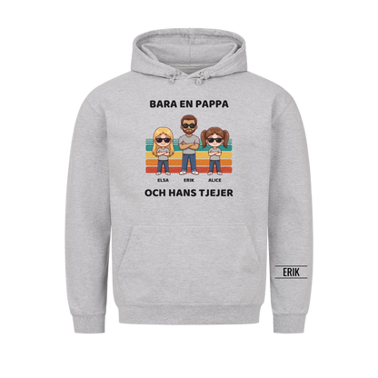 Bara en pappa och hans tjejer | Personlig present till pappa med döttrarnas namn