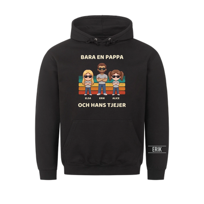 Bara en pappa och hans tjejer | Personlig present till pappa med döttrarnas namn