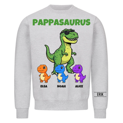 Pappasaurus | Personlig present till pappa med barnens namn