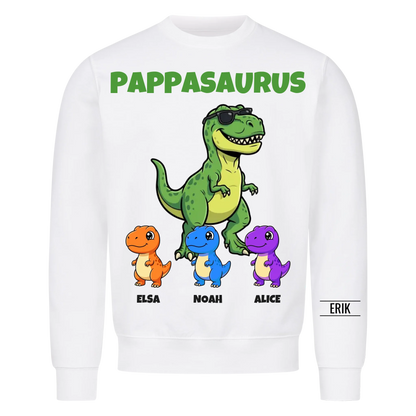 Pappasaurus | Personlig present till pappa med barnens namn