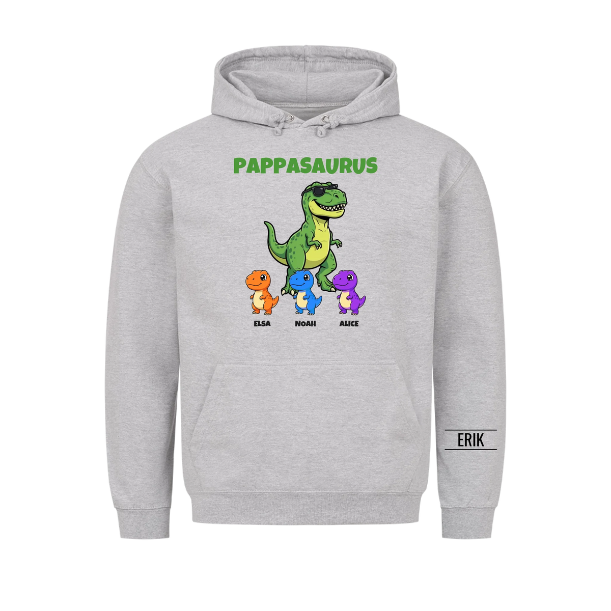 Pappasaurus | Personlig present till pappa med barnens namn