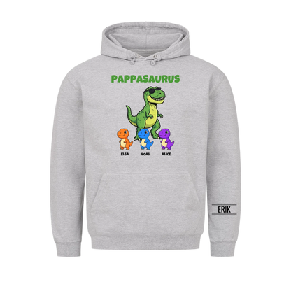 Pappasaurus | Personlig present till pappa med barnens namn
