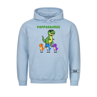 Pappasaurus | Personlig present till pappa med barnens namn