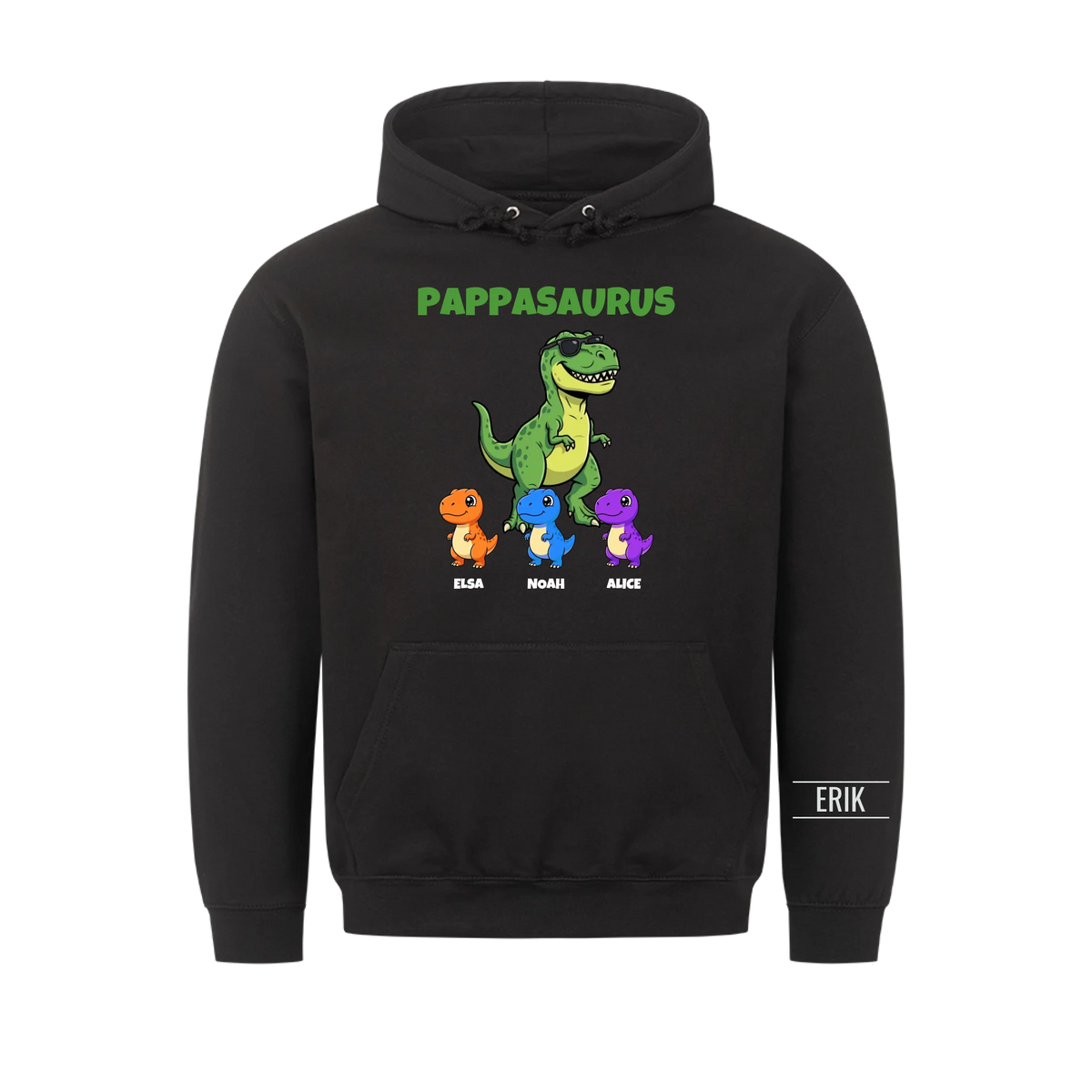 Pappasaurus | Personlig present till pappa med barnens namn