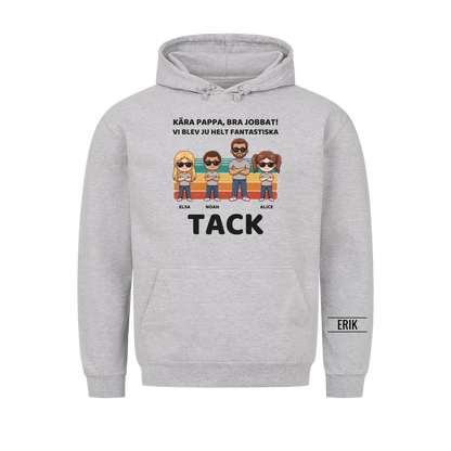 Kära pappa bra jobbat vi blev fantastiska tack | Personlig present till pappa med barnens namn