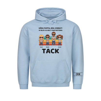 Kära pappa bra jobbat vi blev fantastiska tack | Personlig present till pappa med barnens namn