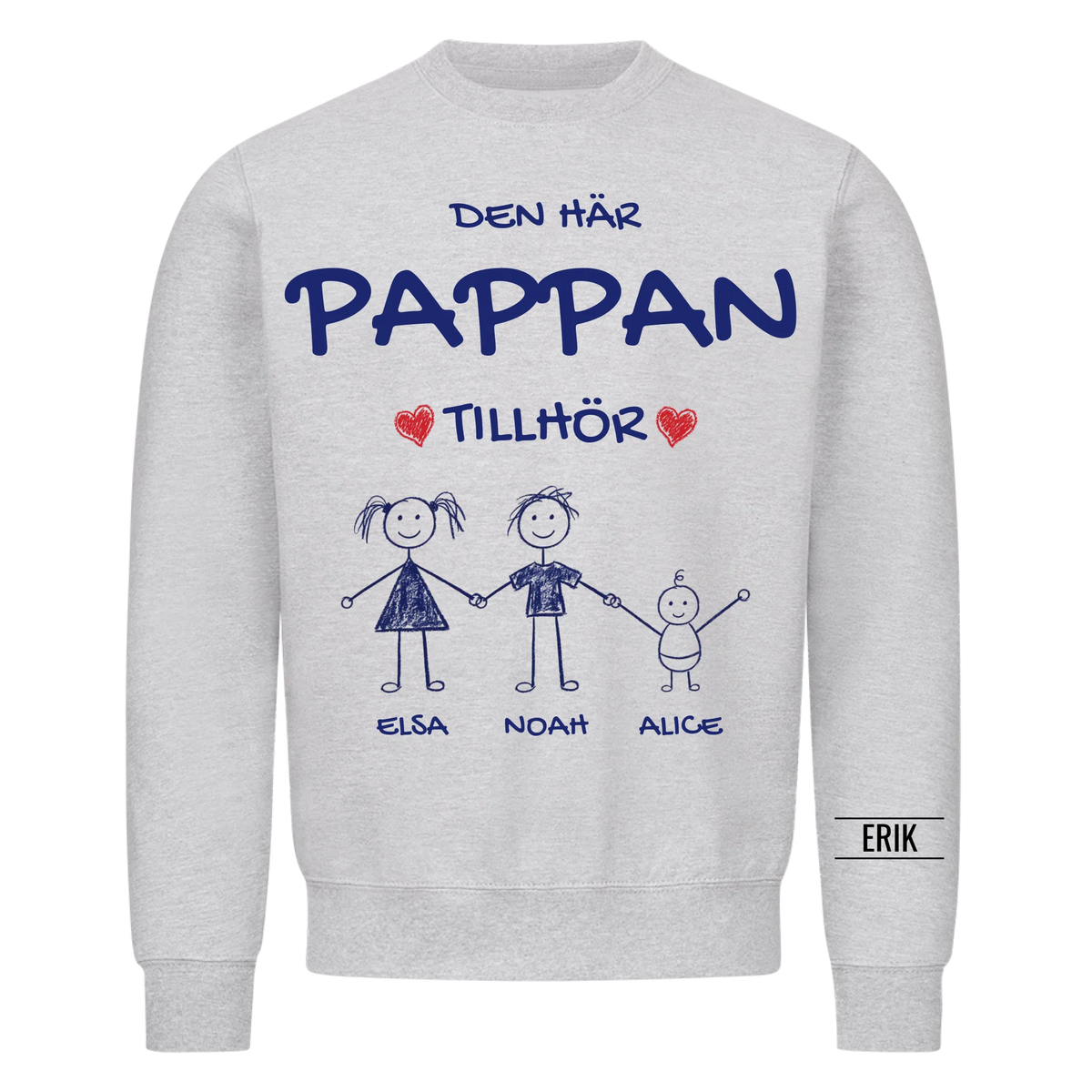 Den här pappan tillhör | Personlig present till pappa med barnens namn