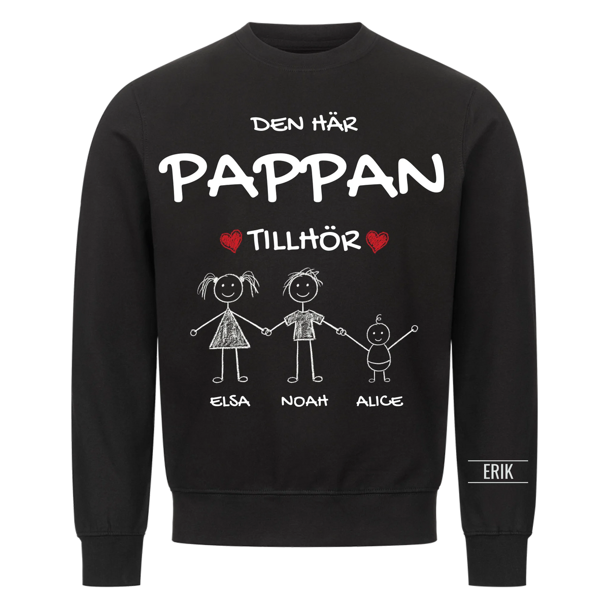 Den här pappan tillhör | Personlig present till pappa med barnens namn