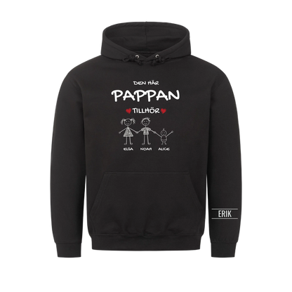 Den här pappan tillhör | Personlig present till pappa med barnens namn