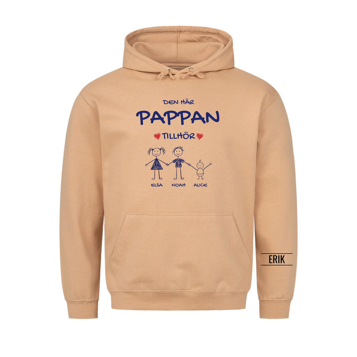 Den här pappan tillhör | Personlig present till pappa med barnens namn