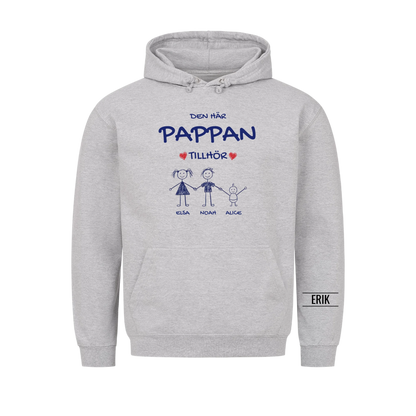 Den här pappan tillhör | Personlig present till pappa med barnens namn