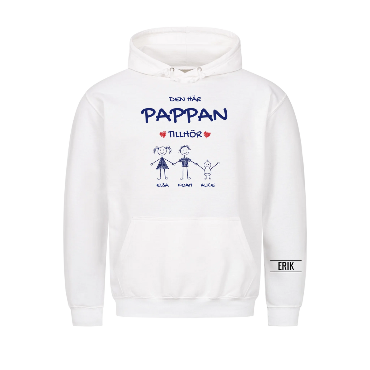 Den här pappan tillhör | Personlig present till pappa med barnens namn