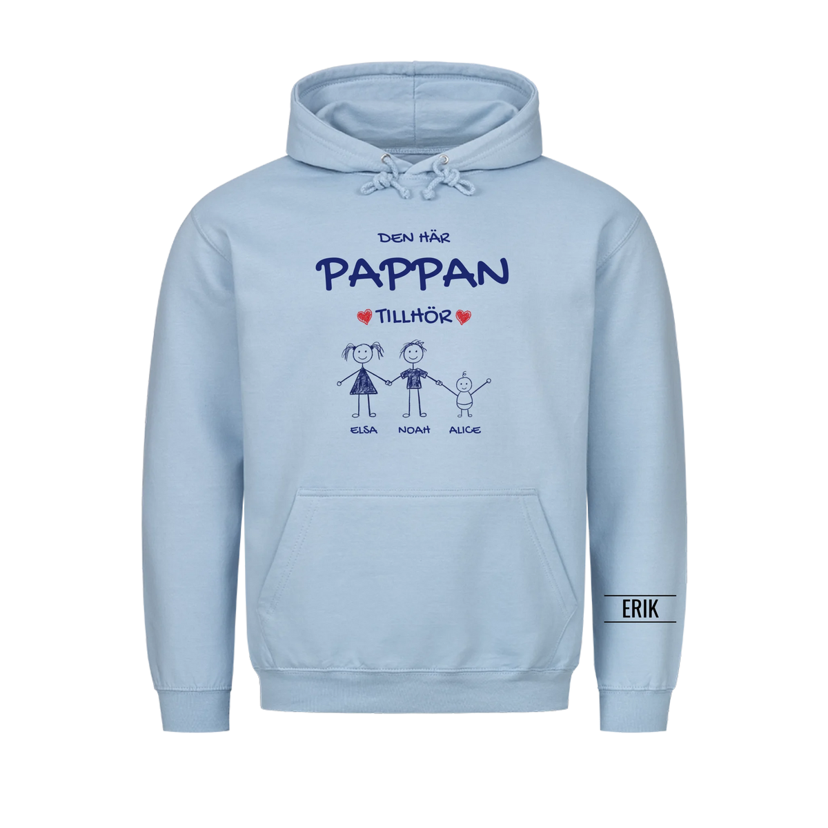 Den här pappan tillhör | Personlig present till pappa med barnens namn