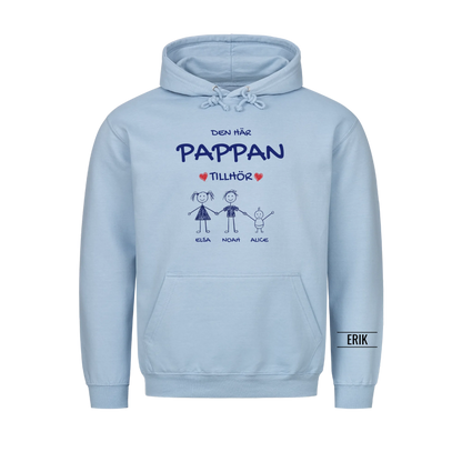 Den här pappan tillhör | Personlig present till pappa med barnens namn