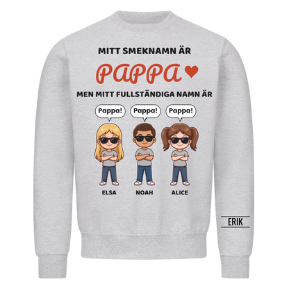 Mitt smeknamn är pappa | Personlig present till pappa med barnens namn