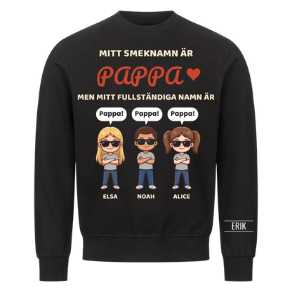 Mitt smeknamn är pappa | Personlig present till pappa med barnens namn