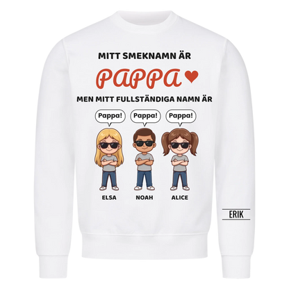 Mitt smeknamn är pappa | Personlig present till pappa med barnens namn