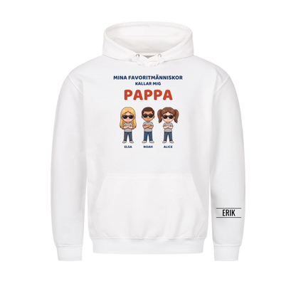 Mina favoritmänniskor kallar mig pappa | Personlig present till pappa med barnens namn