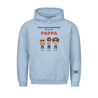Mina favoritmänniskor kallar mig pappa | Personlig present till pappa med barnens namn