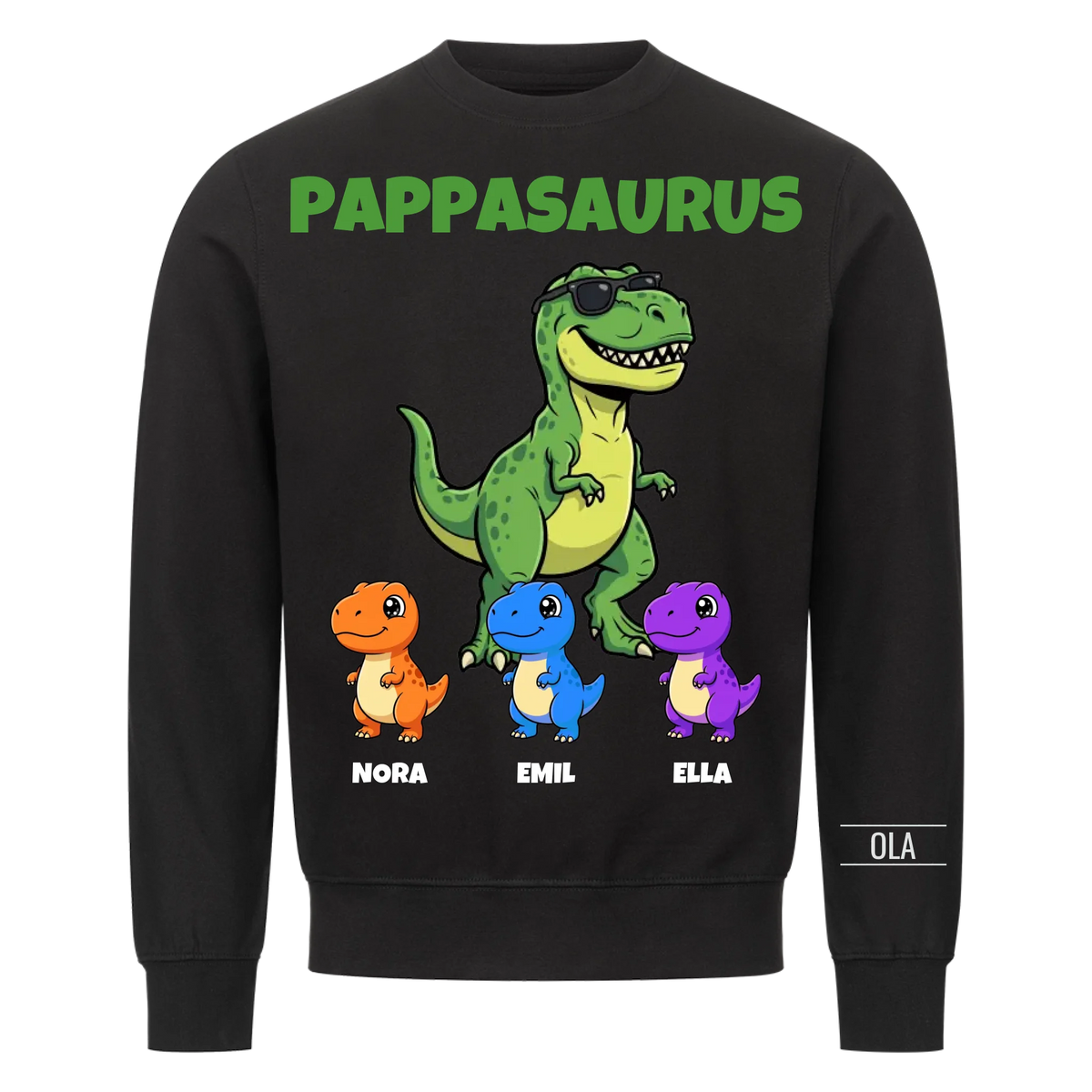 Pappasaurus | Personlig gave til pappa med barnas navn