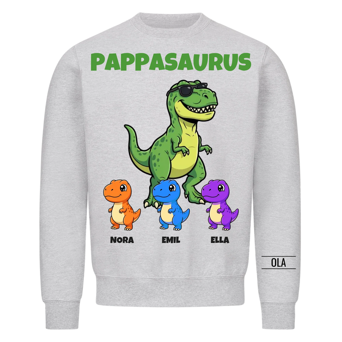Pappasaurus | Personlig gave til pappa med barnas navn