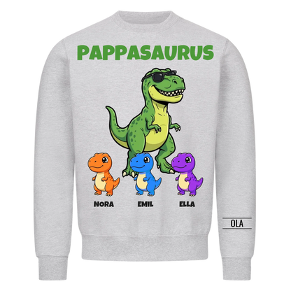 Pappasaurus | Personlig gave til pappa med barnas navn