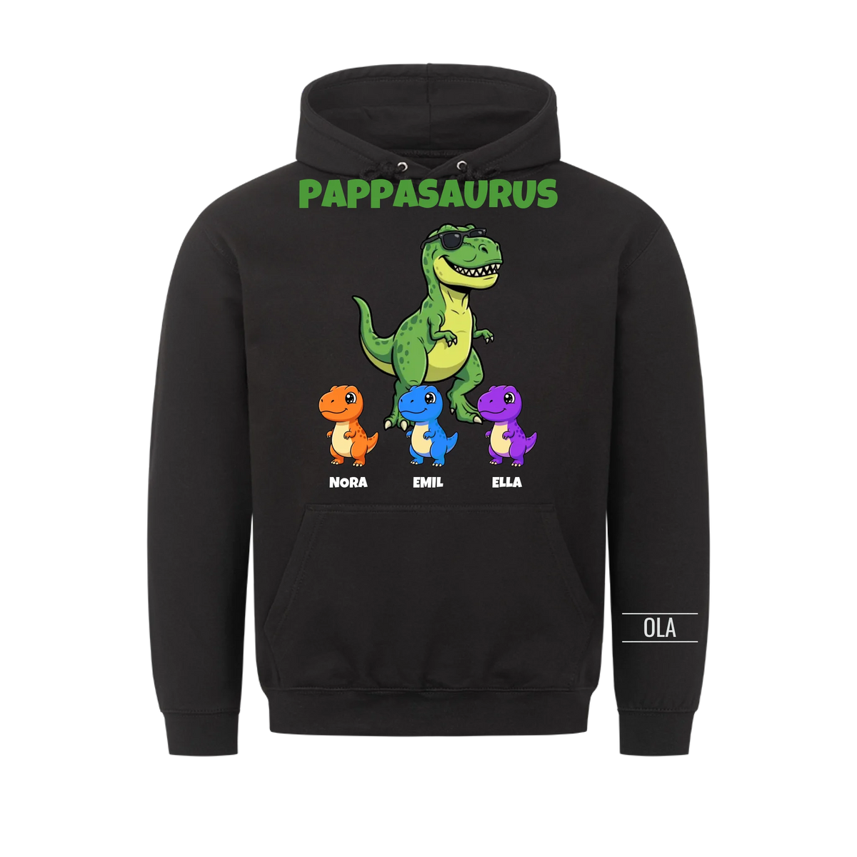 Pappasaurus | Personlig gave til pappa med barnas navn