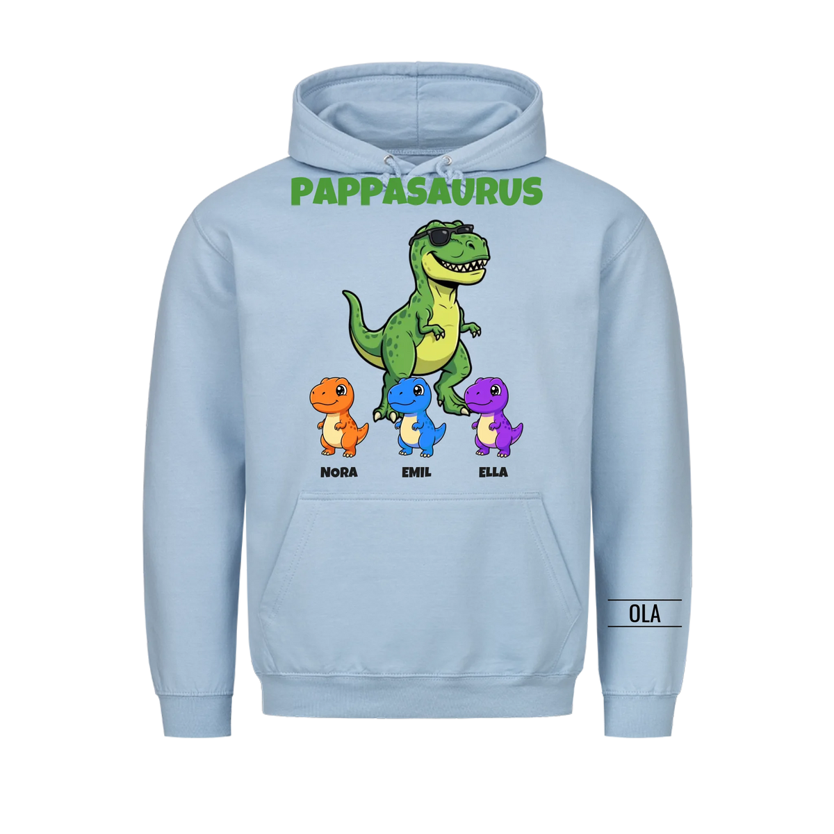Pappasaurus | Personlig gave til pappa med barnas navn