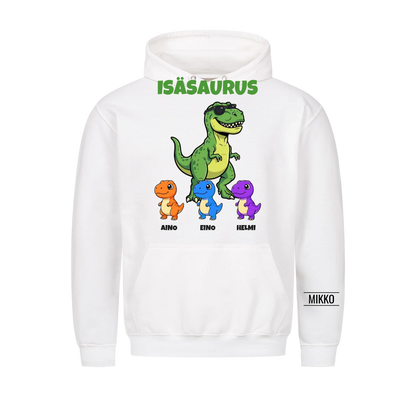 Isäsaurus | Personoitu lahja isälle lasten nimillä