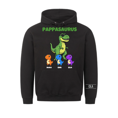 Pappasaurus hettegenser | Personlig gave til pappa med barnas navn