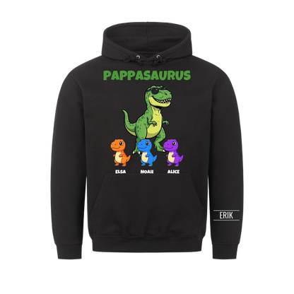 Pappasaurus hoodie | Personlig present till pappa med barnens namn