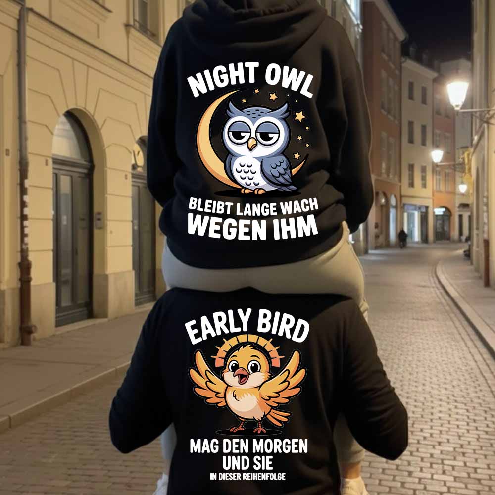 Early Bird & Night Owl - Premium Hoodie Bündel